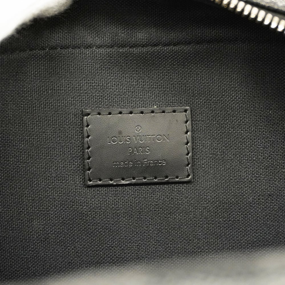 Auth Louis Vuitton Damier Graphite Ikar N23253 Men's Briefcase