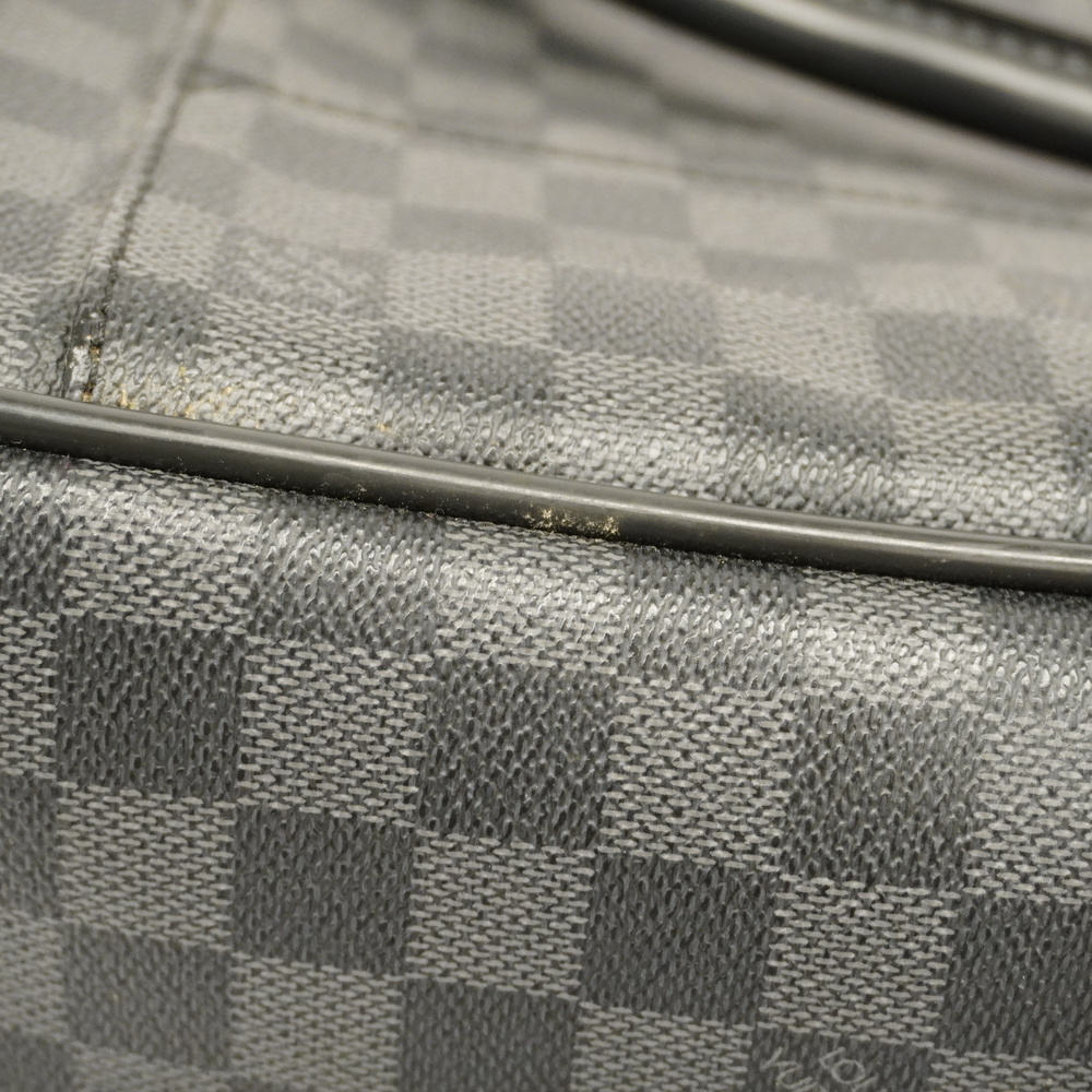 Auth Louis Vuitton Damier Graphite Ikar N23253 Men's Briefcase