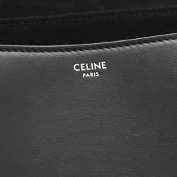 Celine 16 Saise Large Souple 24H Shoulder Bag Leather Black 195533