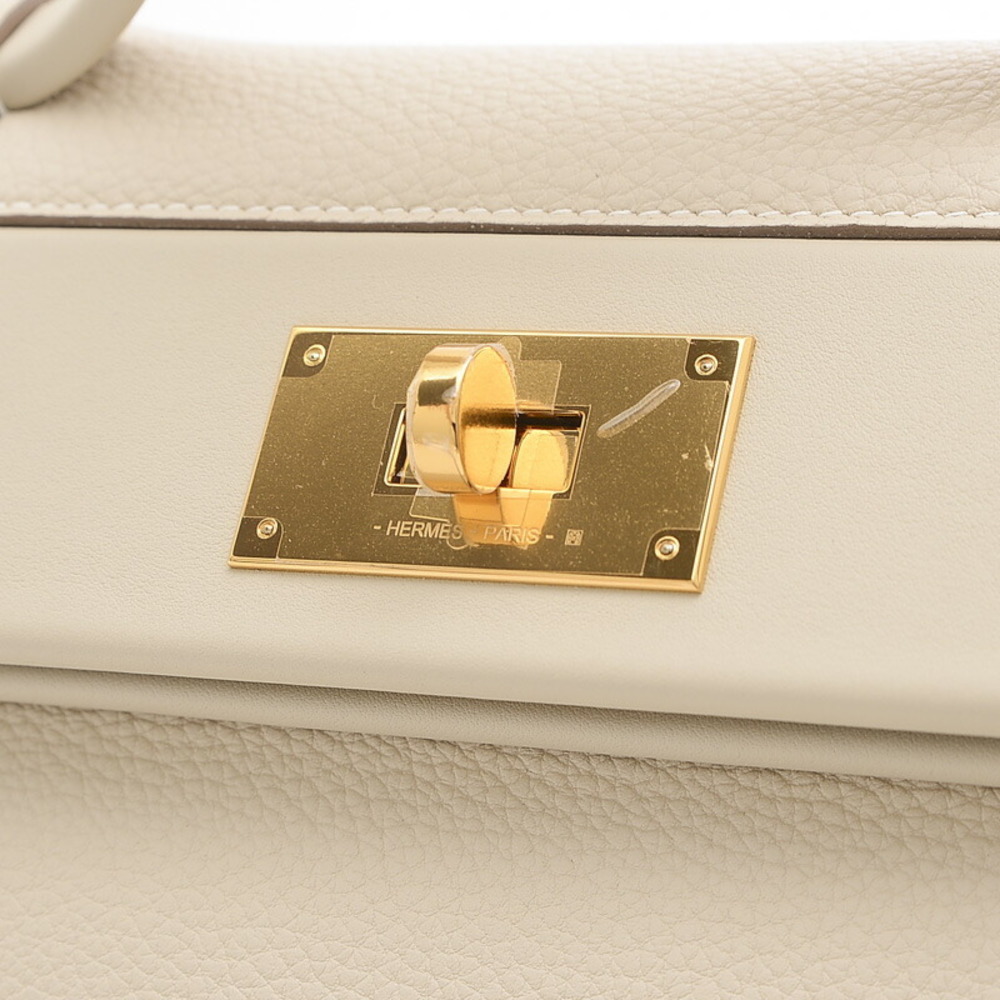 Hermes Sac Van Quatre 24/24 29 Togo/Swift Cle/Beton Gold hardware