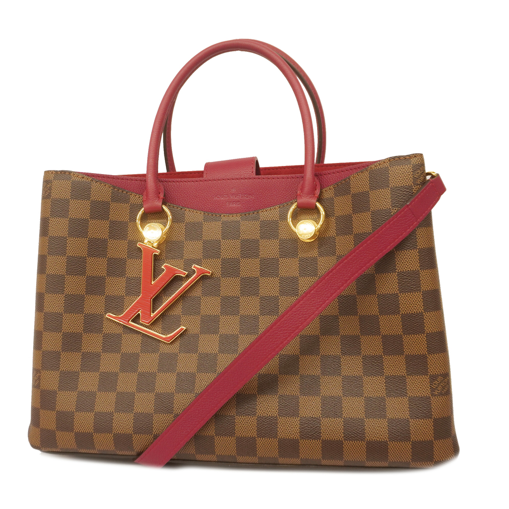Auth Louis Vuitton Damier 2way Bag LV Riverside Redouven N40052 Women's  Handbag