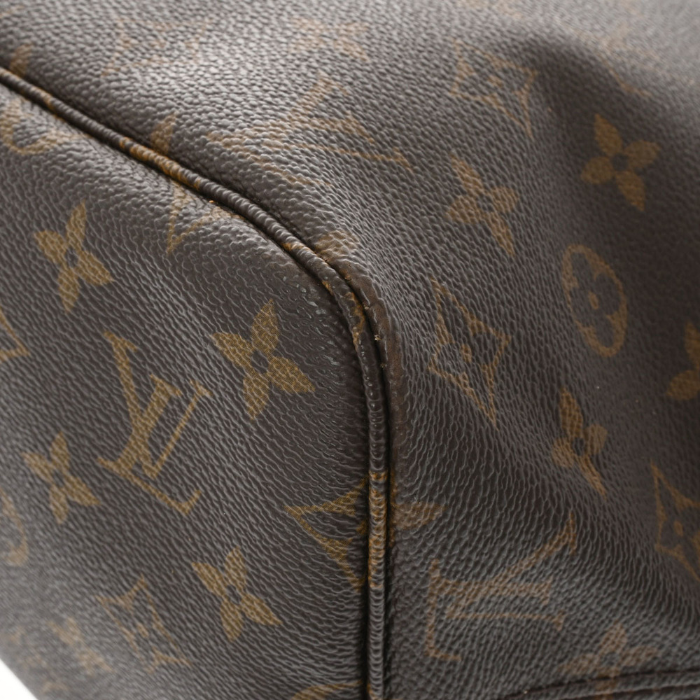 Louis Vuitton Monogram Neverfull MM M40156 Tote Bag Canvas Brown