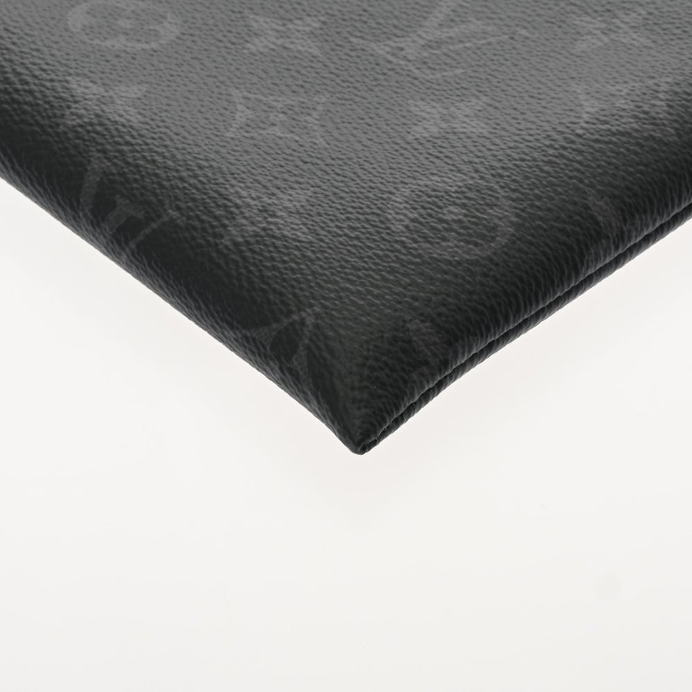 Louis Vuitton Monogram Eclipse Pochette Discovery M62291 Men's Clutch