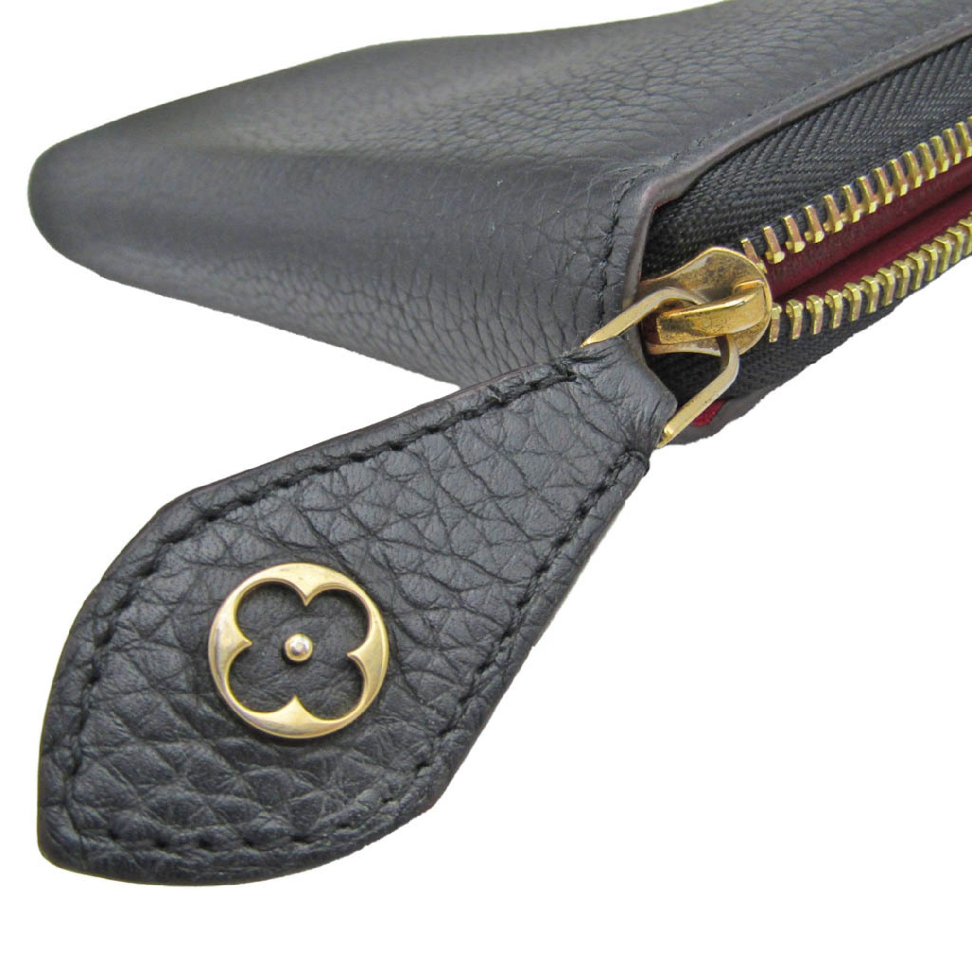 Louis Vuitton Taurillon Comete Wallet M63102 Women's  Taurillon Leather Long Wallet (bi-fold) Noir