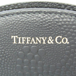 Tiffany Half Moon Women,Men Leather Long Wallet (bi-fold) Black