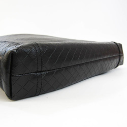 Bottega Veneta Intreccio Mirage Men,Women Leather Shoulder Bag Black