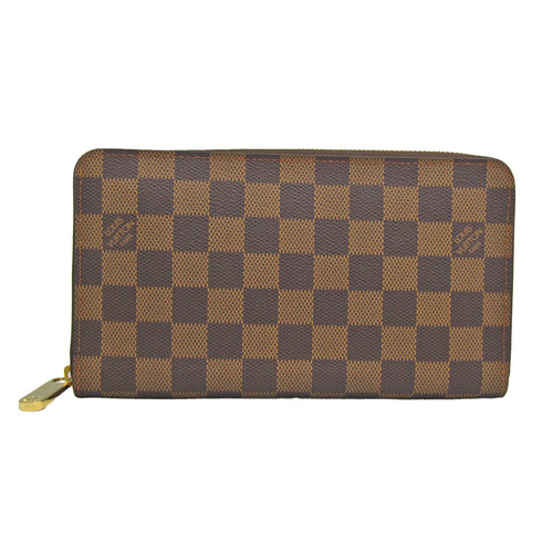 LOUIS VUITTON Damier Ebene Zippy Organizer Long Wallet