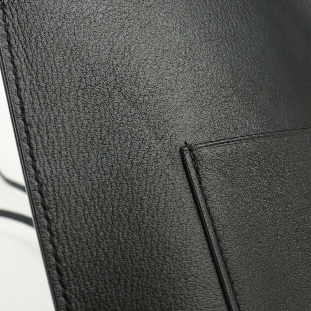 Dice Pocket Leather Shoulder Bag in Grey - Loewe