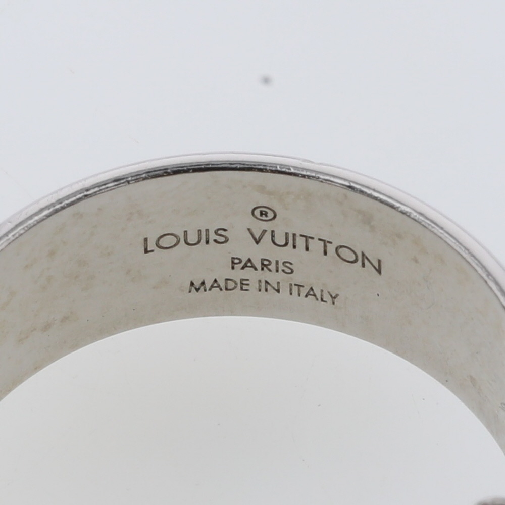 Auth Louis Vuitton Ring Necklace Pendant Necklace Silver Metal M62485 -  e54029a