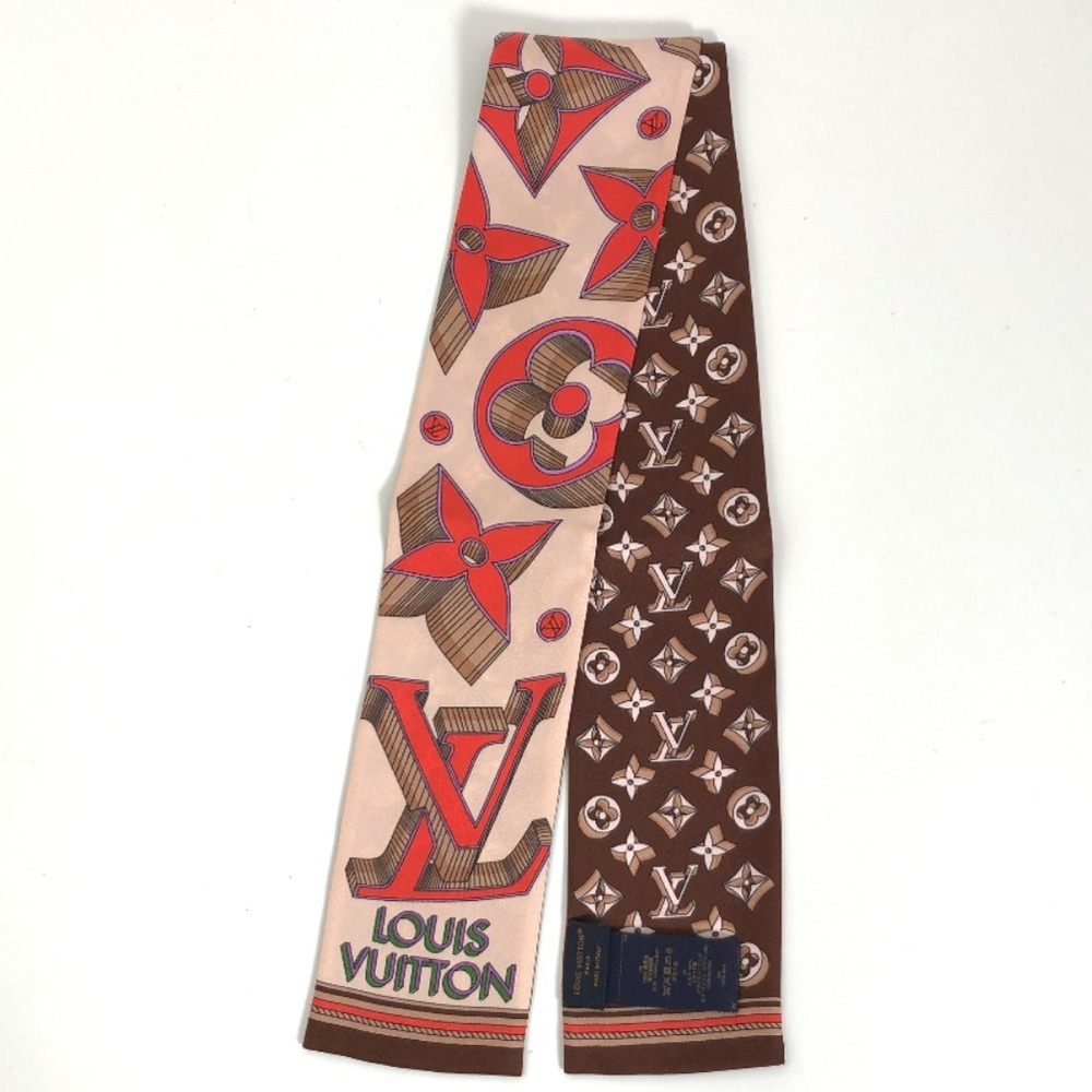 Louis Vuitton Scarf Bandeau Ultimate 3D M78421 100% Silk Women's
