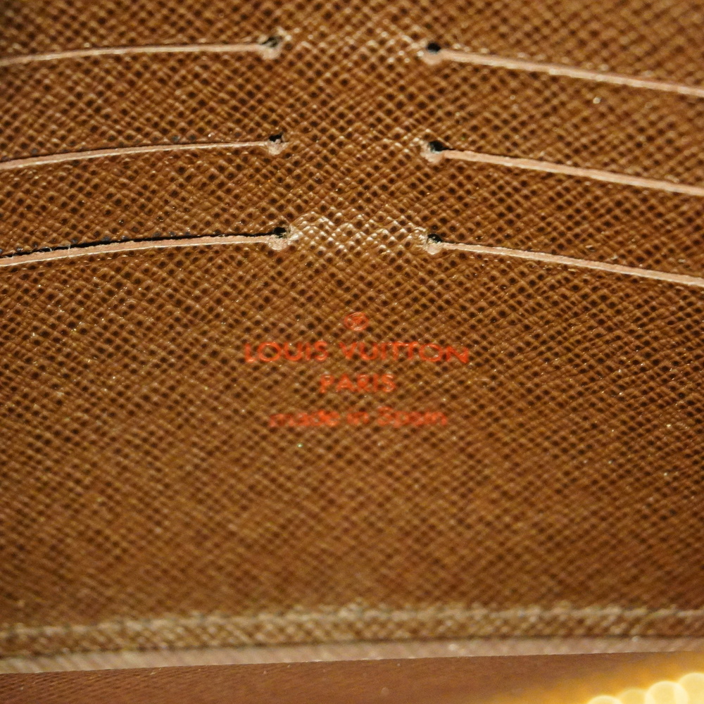 Auth Louis Vuitton Damier Portefeiulle Rose Berry N63017 Women's Long Wallet