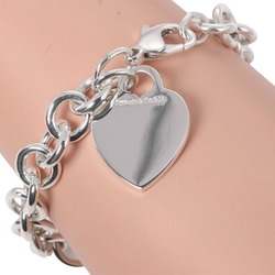 Tiffany Return Toe Heart Tag Bracelet Silver 925 TIFFANY&Co. Women's