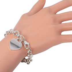 Tiffany Return Toe Heart Tag Bracelet Silver 925 TIFFANY&Co. Women's