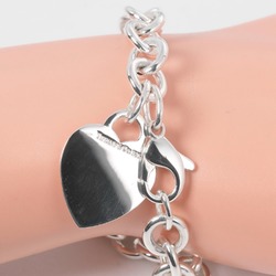 Tiffany Return Toe Heart Tag Bracelet Silver 925 TIFFANY&Co. Women's