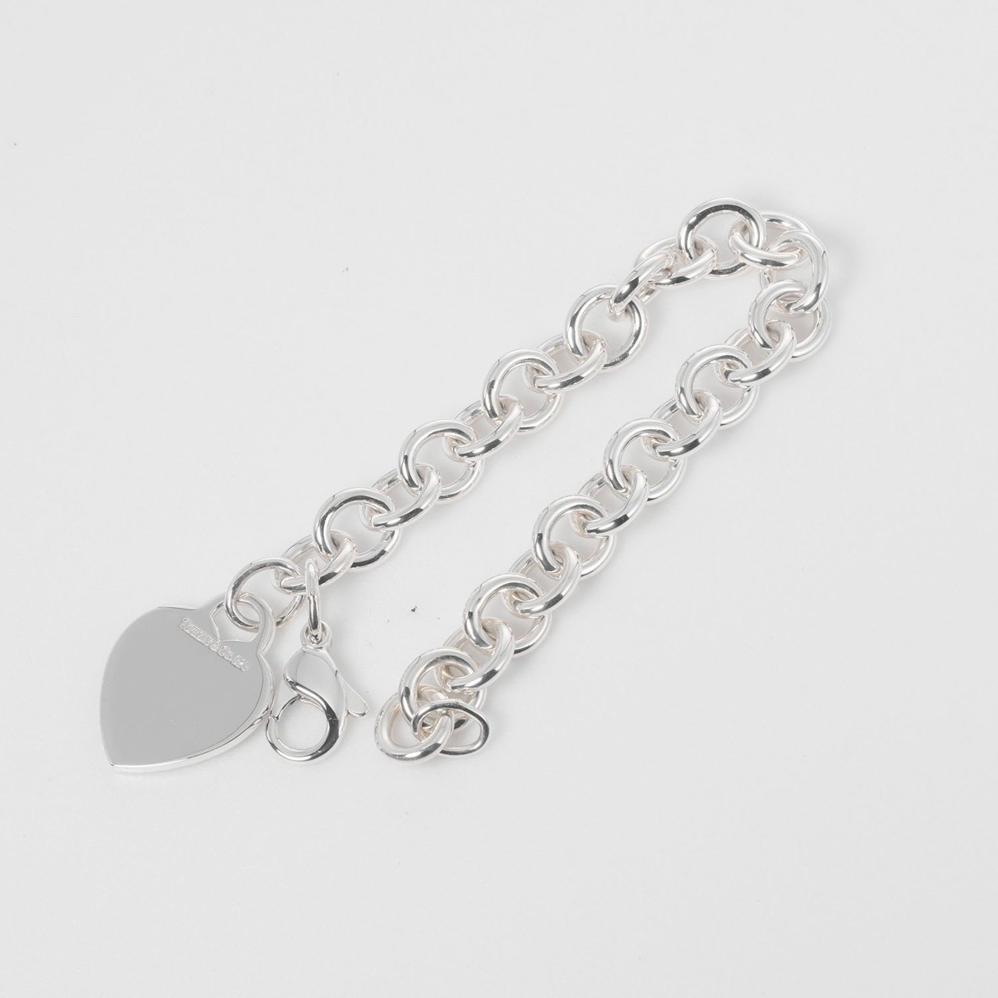 Tiffany Return Toe Heart Tag Bracelet Silver 925 TIFFANY&Co. Women's