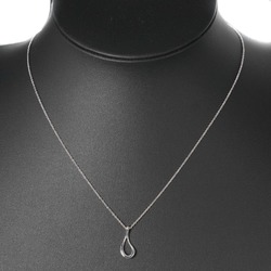 Tiffany Open Teardrop Necklace Silver 925 TIFFANY&Co. Women's