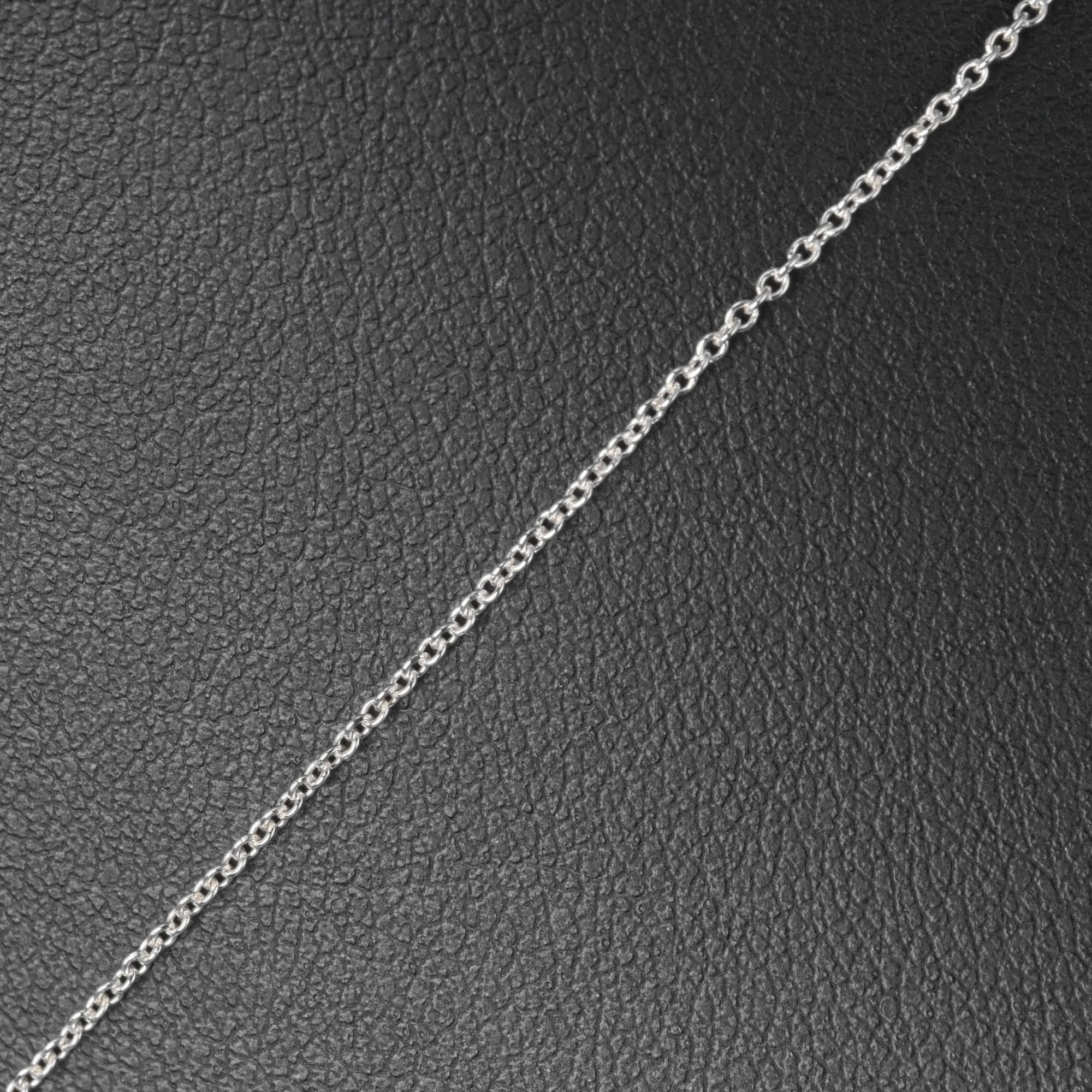 Tiffany Open Teardrop Necklace Silver 925 TIFFANY&Co. Women's