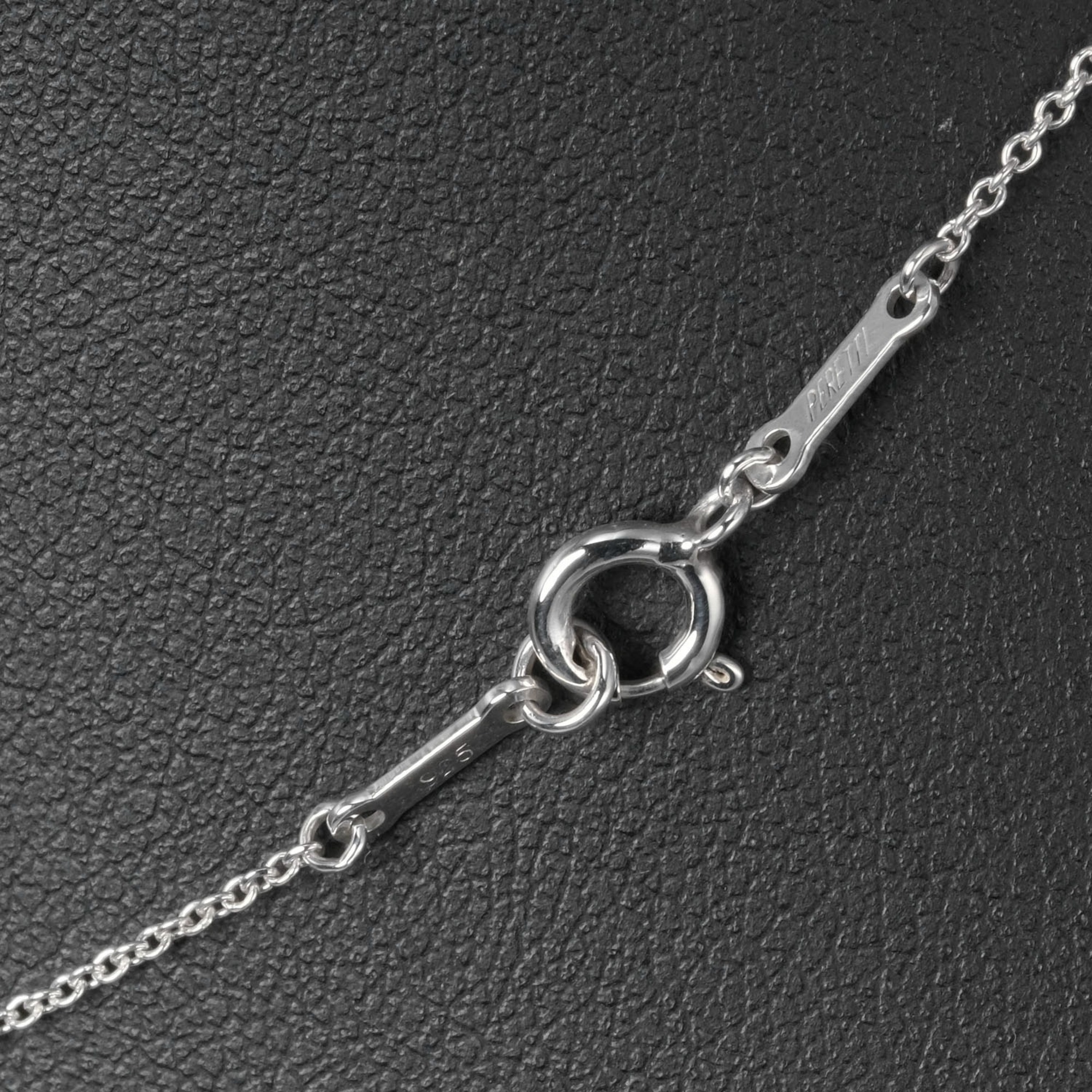 Tiffany Open Teardrop Necklace Silver 925 TIFFANY&Co. Women's