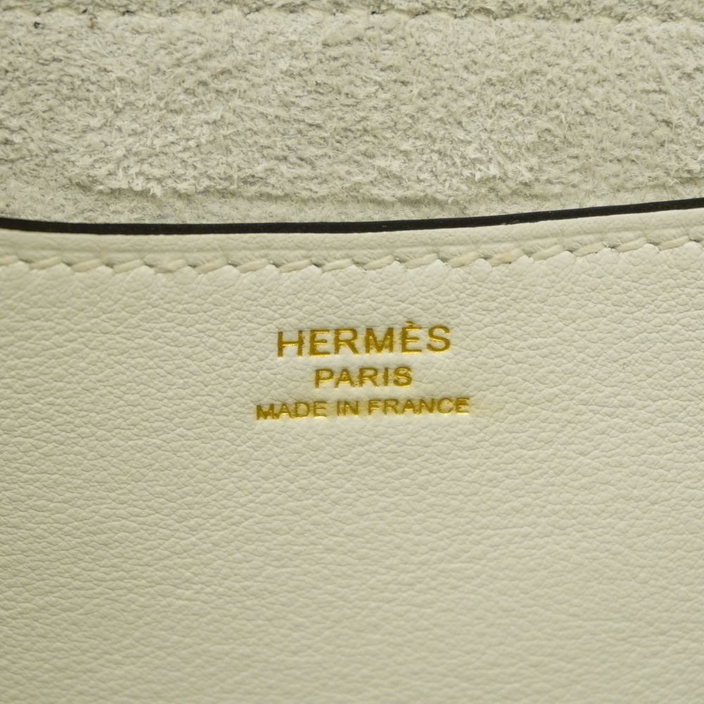 HERMÈS In The Loop 23 handbag in Nata Clemence leather with Gold