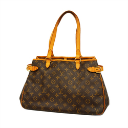 AUTH LOUIS VUITTON MONOGRAM BATIGNOLLES HORIZONTAL M51154 SHOULDER BAG BROWN