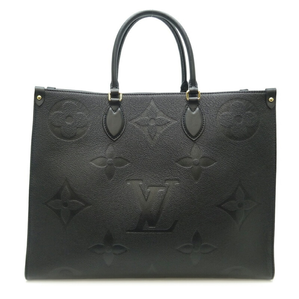LOUIS VUITTON Onthego Size GM Monogram Empreinte Leather Noir M44925