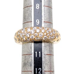 Chaumet Annaud Diamond Women's Ring 750 Yellow Gold No. 10