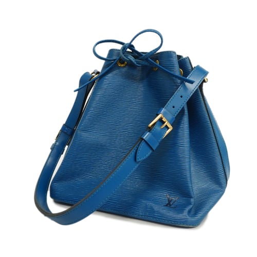 3ae5245] Auth Louis Vuitton Shoulder Bag Epi Petit Noe M44105 Toledo Blue