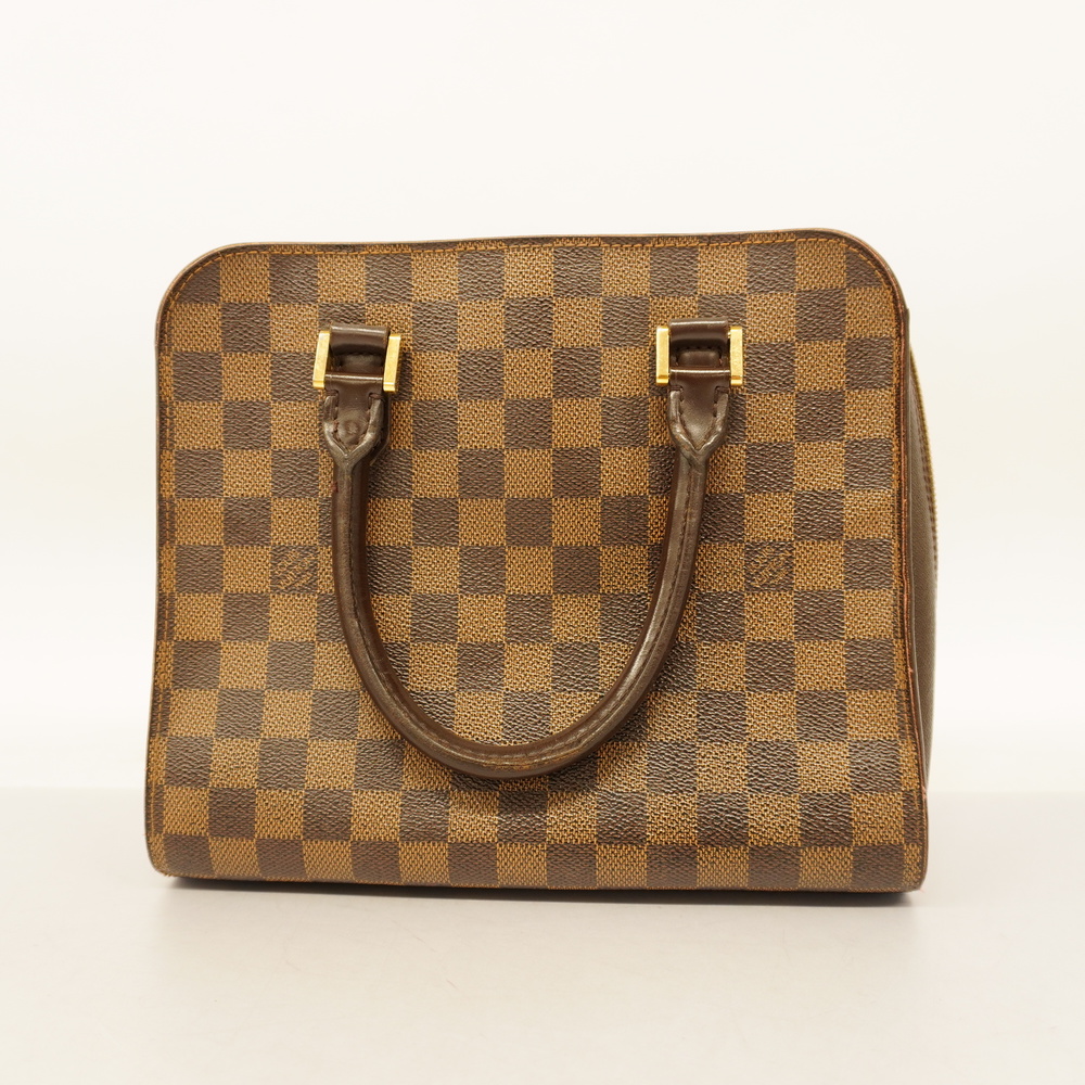 Auth Louis Vuitton Damier Triana N51155 Women's Handbag