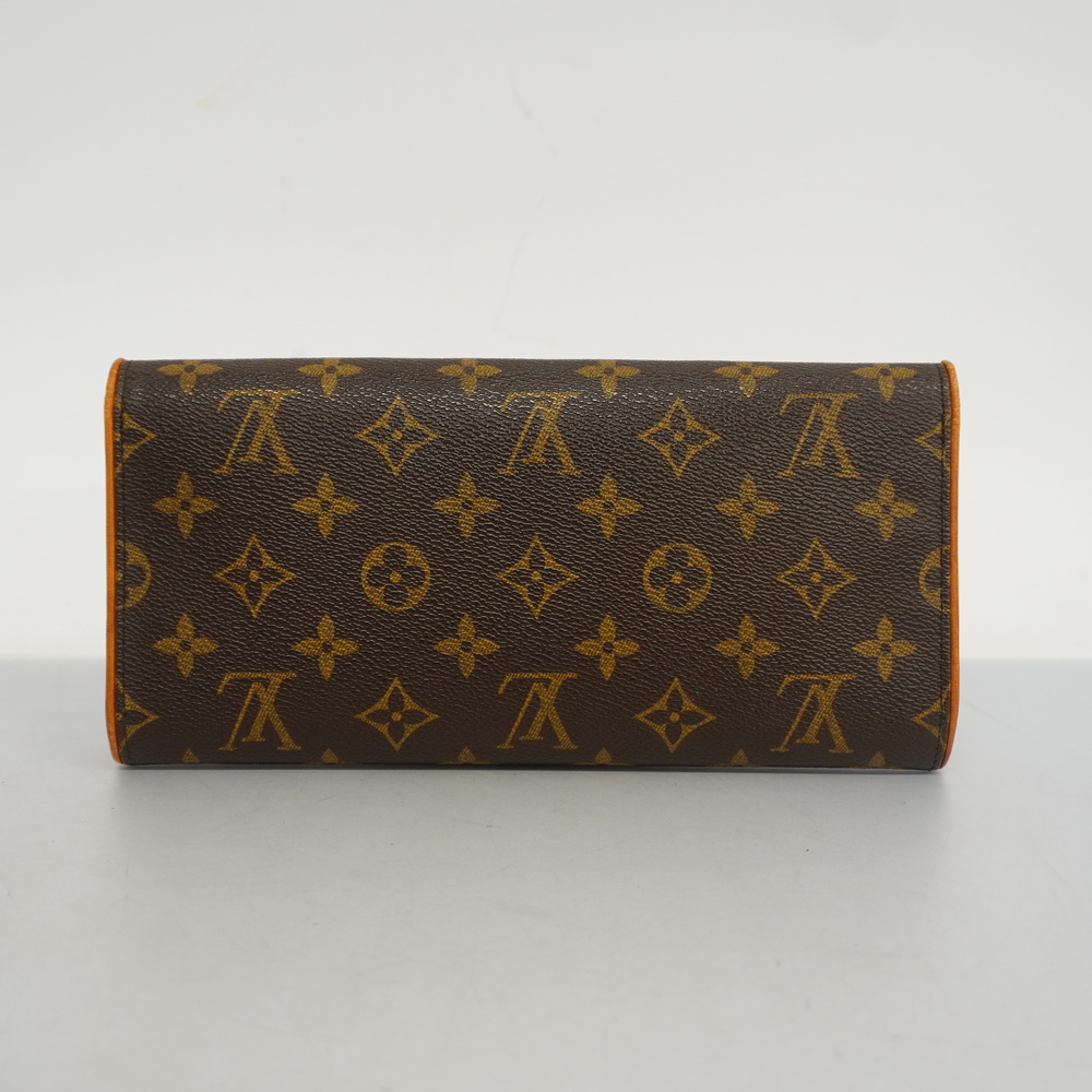 Auth Louis Vuitton Monogram Pochette Twin GM M51852 Women's Shoulder Bag