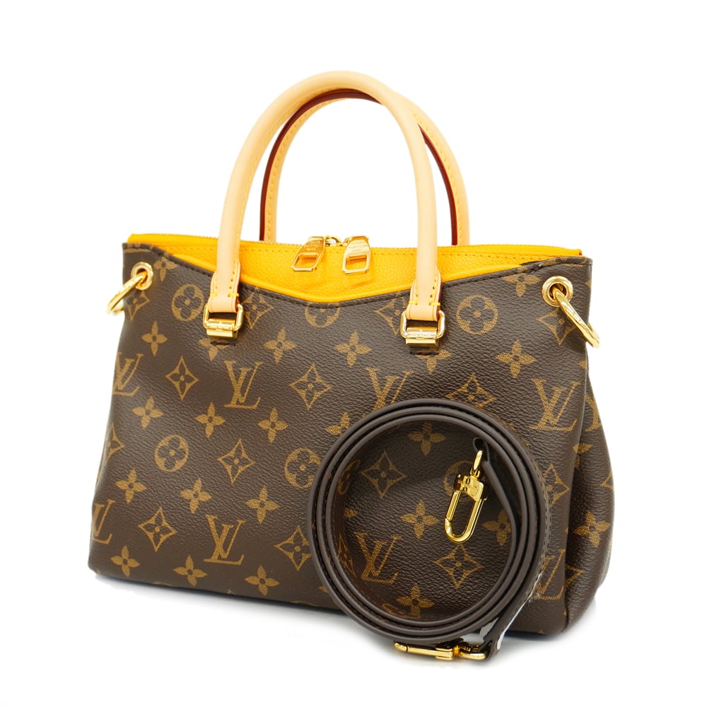 Auth Louis Vuitton Monogram 2WAY Bag Pallas BB M41243 Women's