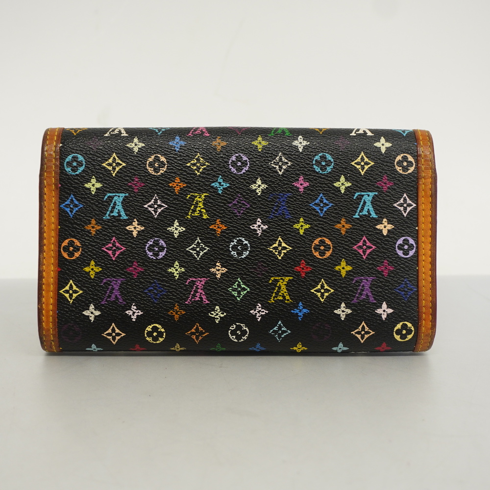 Auth Louis Vuitton Monogram Multicolore Portofeuil International