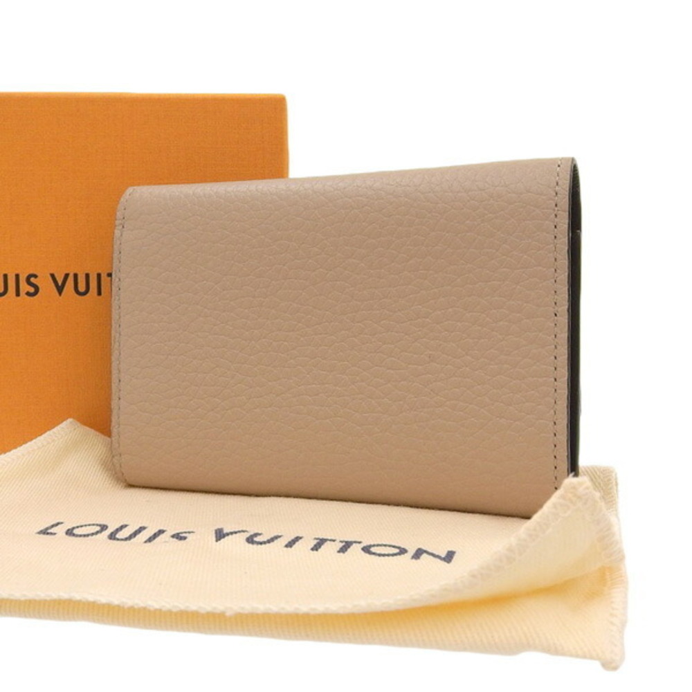 Beige Taurillon Capucines Wallet