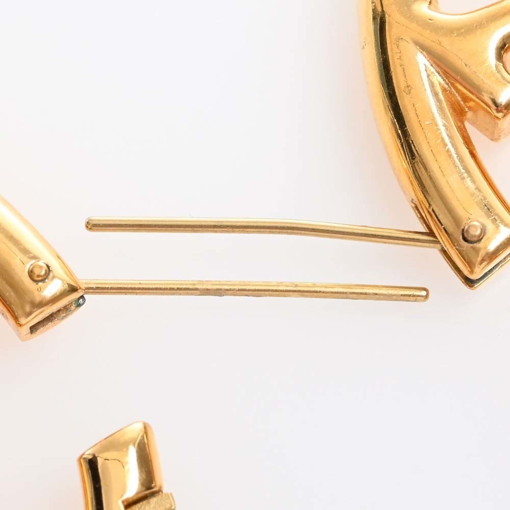 Louis Vuitton, Jewelry, Louis Vuitton Bookle Dreille Hoop Louise Earrings  M64288 Gold