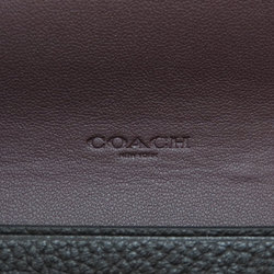 Coach C6718 Half Flap Chain Strap Card Case Leather Women's COACH