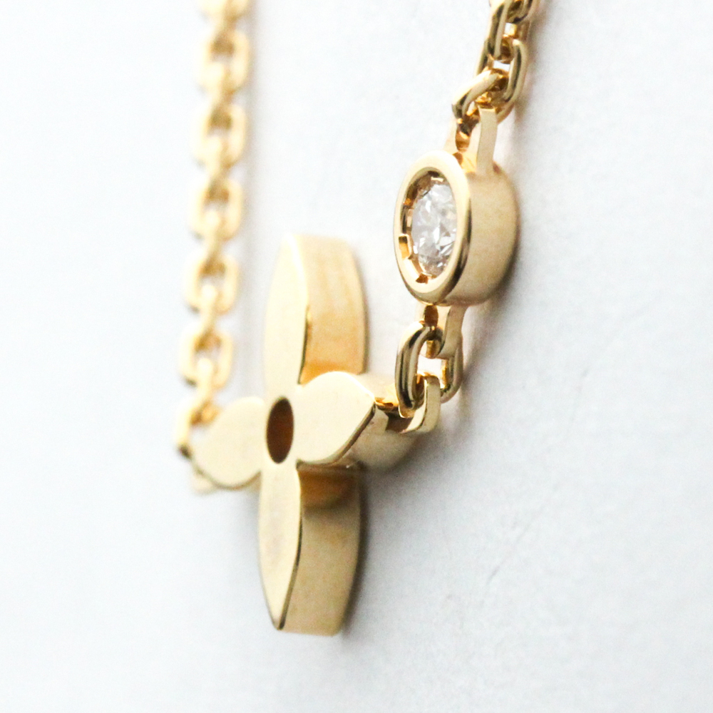 Louis Vuitton Pendentif Monogram Idylle Q93281 Pink Gold (18K) Diamond  Women's Fashion Pendant Necklace (Pink Gold)