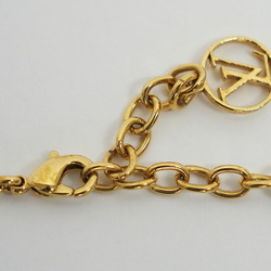 Louis Vuitton Necklace Essential V M61083 Gold Metal Women's Pendant LOUIS VUITTON
