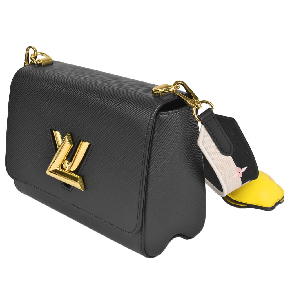 Louis Vuitton Twist MM Bag With Lemon-Shaped Charm Leather In
