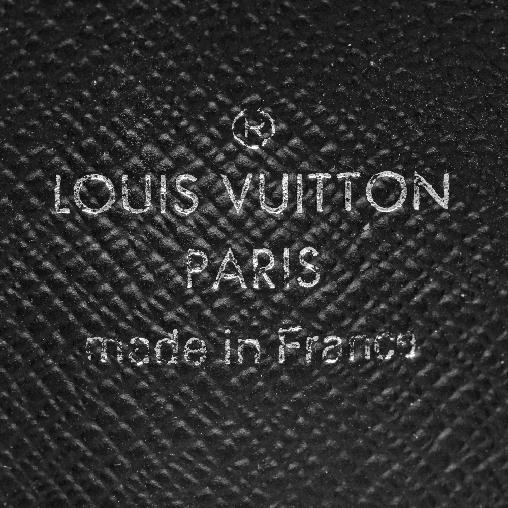 LOUIS VUITTON Louis Vuitton Pochette Volga Second Bag M68321 Monogram  Eclipse Leather Gray Black Wristlet Clutch