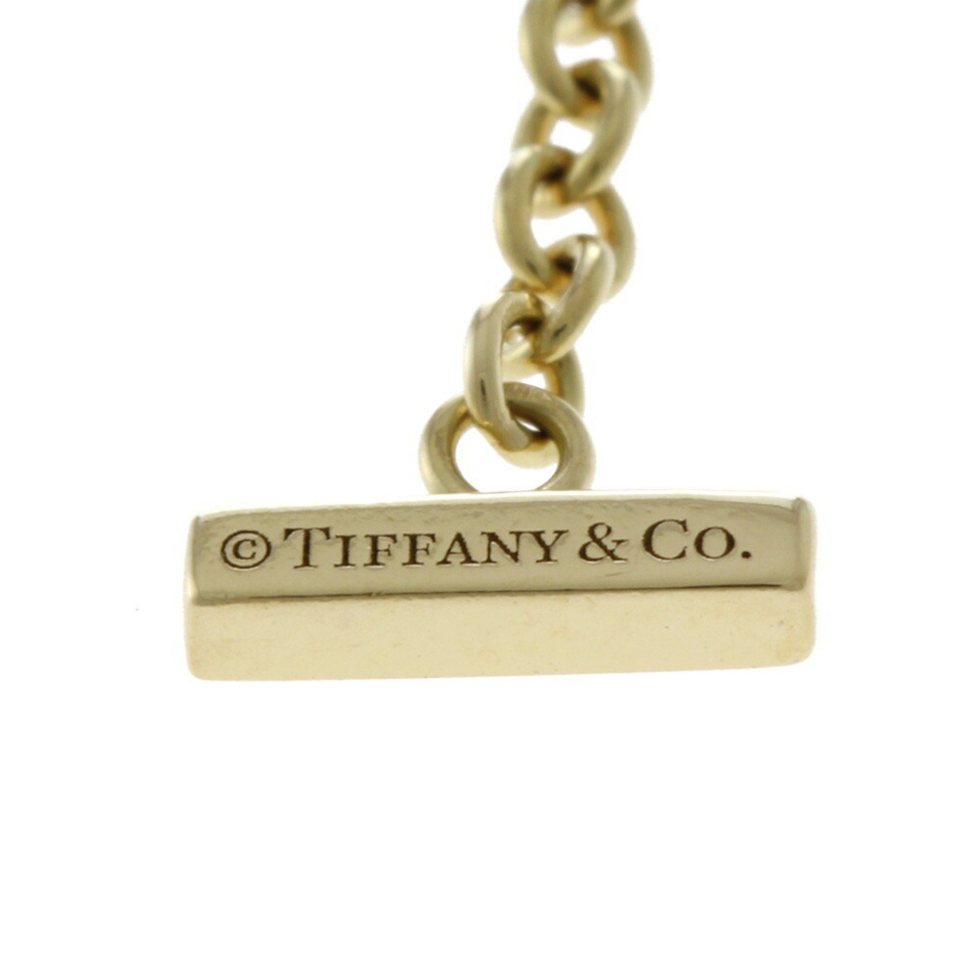 Tiffany T Smile Bracelet K18 Yellow Gold Diamond Women's TIFFANY&Co.