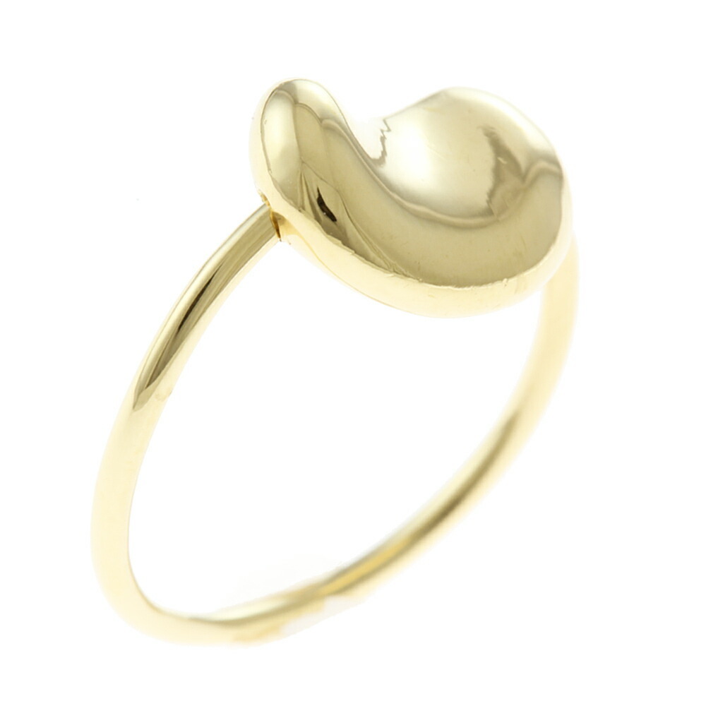 Tiffany Bean Ring No. 7 K18 Yellow Gold Women's TIFFANY&Co