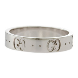 Gucci Icon Ring Size 10.5 K18 White Gold Women's GUCCI