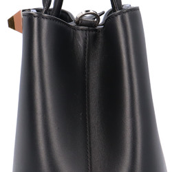 FENDI Petit Toujour Shoulder Bag Leather Black Women's