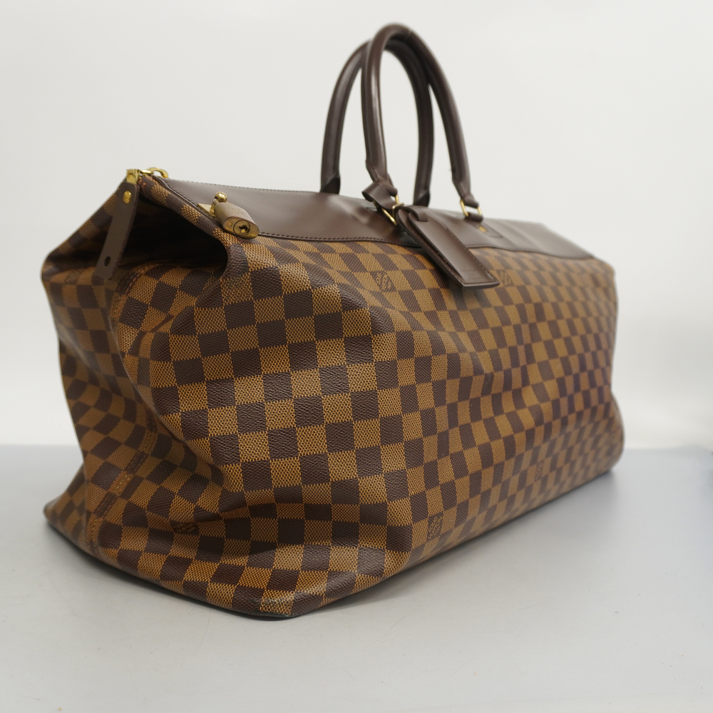 Auth Louis Vuitton Damier Greenwich GM N41155 Men,Women,Unisex Boston Bag