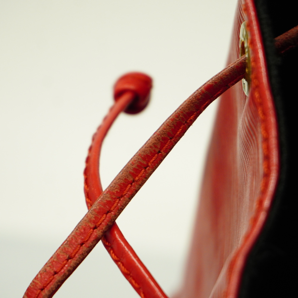 Auth Louis Vuitton Epi Noe M59007 Women's Shoulder Bag Castilian Red