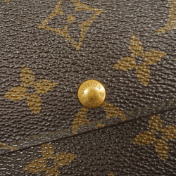 Auth Louis Vuitton Monogram Porto Mone Credit M61723 Unisex Long Wallet