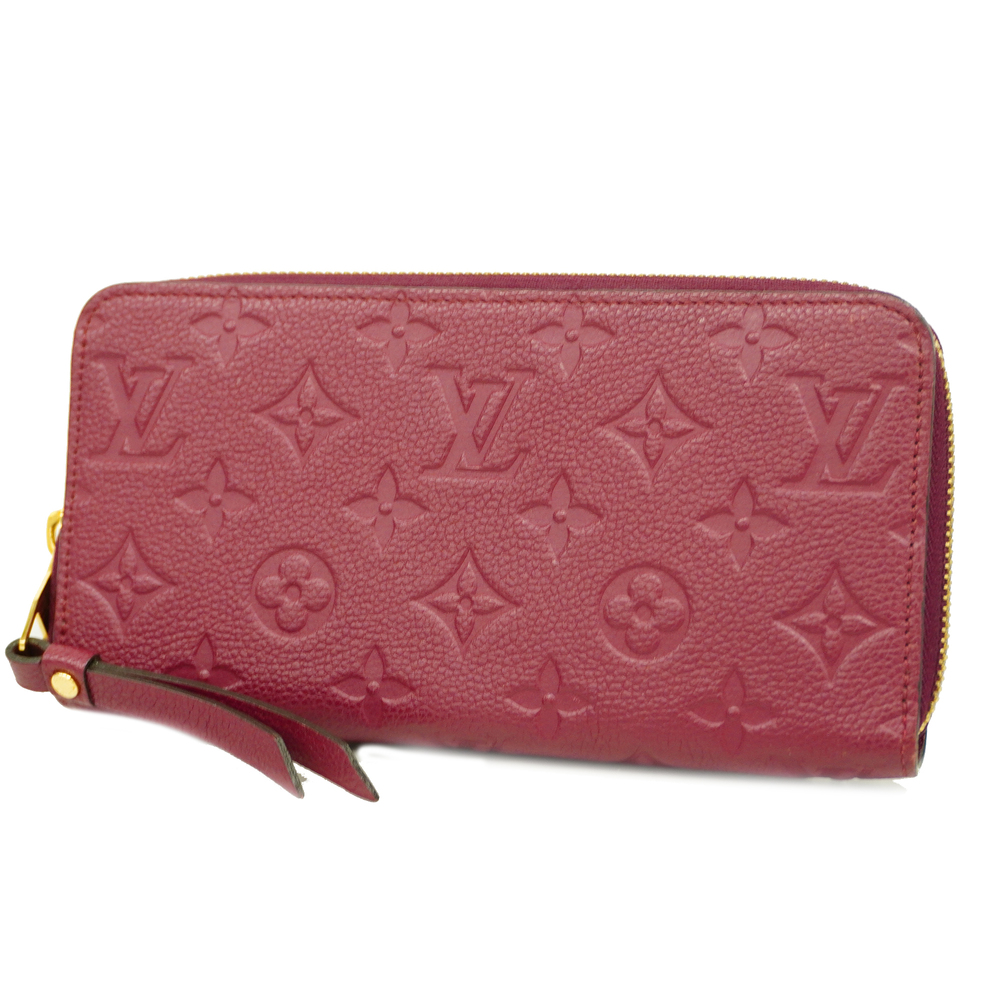 Auth Louis Vuitton Monogram Empreinte Zippy Wallet M60549 Women's