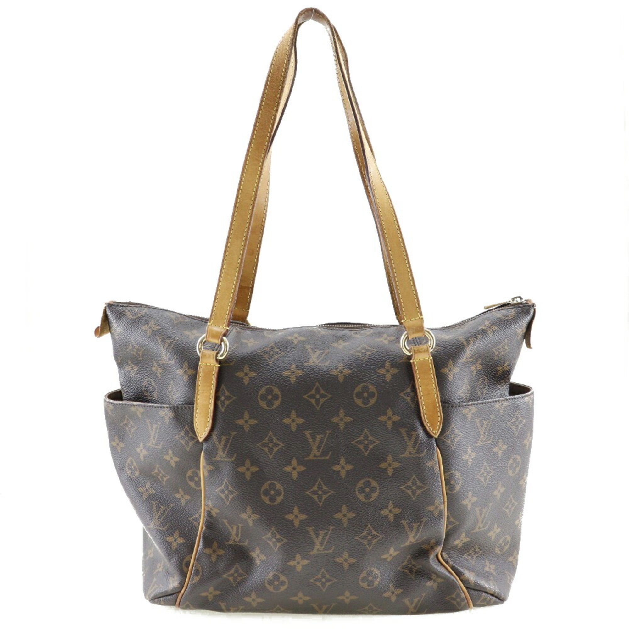 Louis Vuitton Totally MM Tote Bag M56689 Monogram Canvas Brown MB3193 Women's