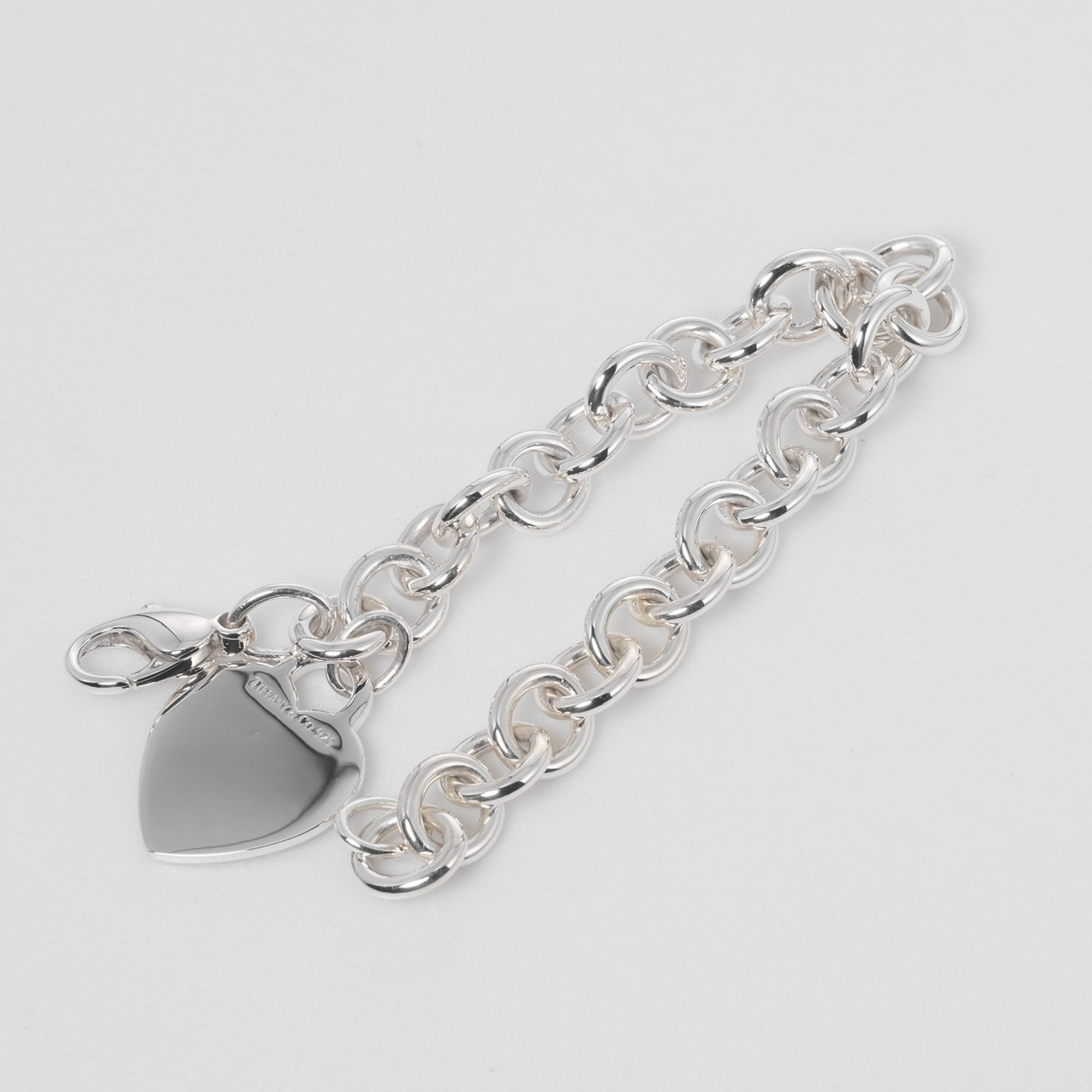 Tiffany Return Toe Heart Tag Bracelet Silver 925 TIFFANY&Co. Women's