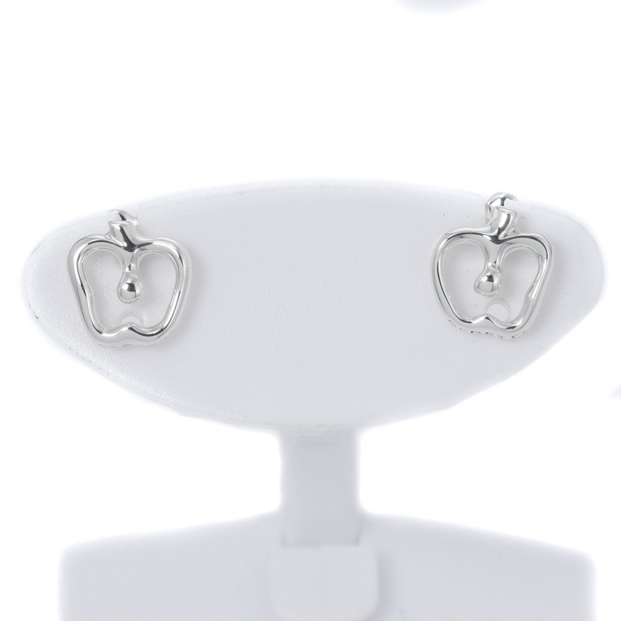 Tiffany Earrings Apple Silver 925 TIFFANY&Co. Women's