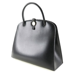 Hermes Dalvy MM Handbag Box Calf Black 〇Z Ladies